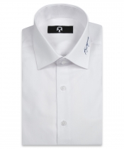 Atatürk İmzalı Business Beyaz Regular Fit Hatıra Gömleği